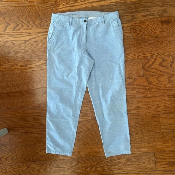 Talbots Relaxed Chino Pants Flat Front Trouser Size 12 Casual Pants Preppy - Picture 11 of 11